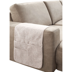 Hoekbank links Moscato traagschuim beige relaxfunctie