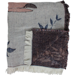 Plaid Lueno blauw