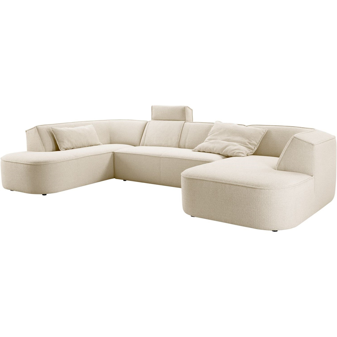 Elementenbank rechts Baricci ecru breed premium comfort