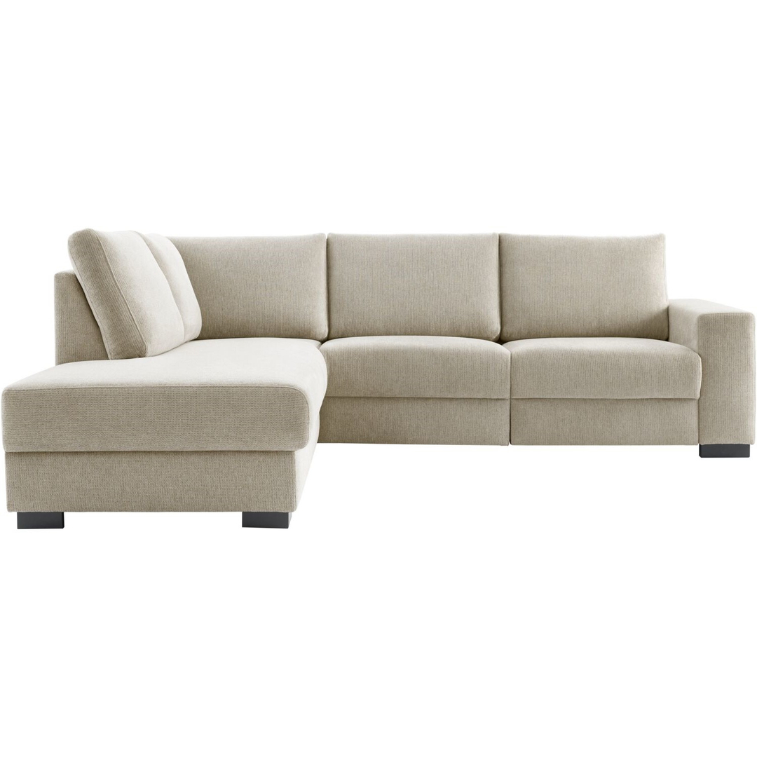 Hoekbank links Florance HR koudschuim beige relaxfunctie