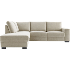 Hoekbank links Florance HR koudschuim beige relaxfunctie