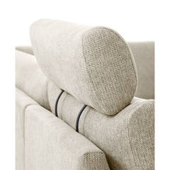 Hoekbank links Florance HR koudschuim beige relaxfunctie