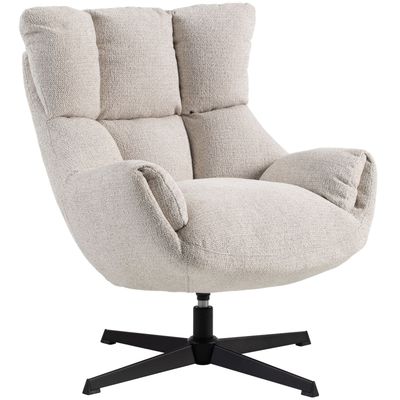 Draaifauteuil Ordini lichtgrijs