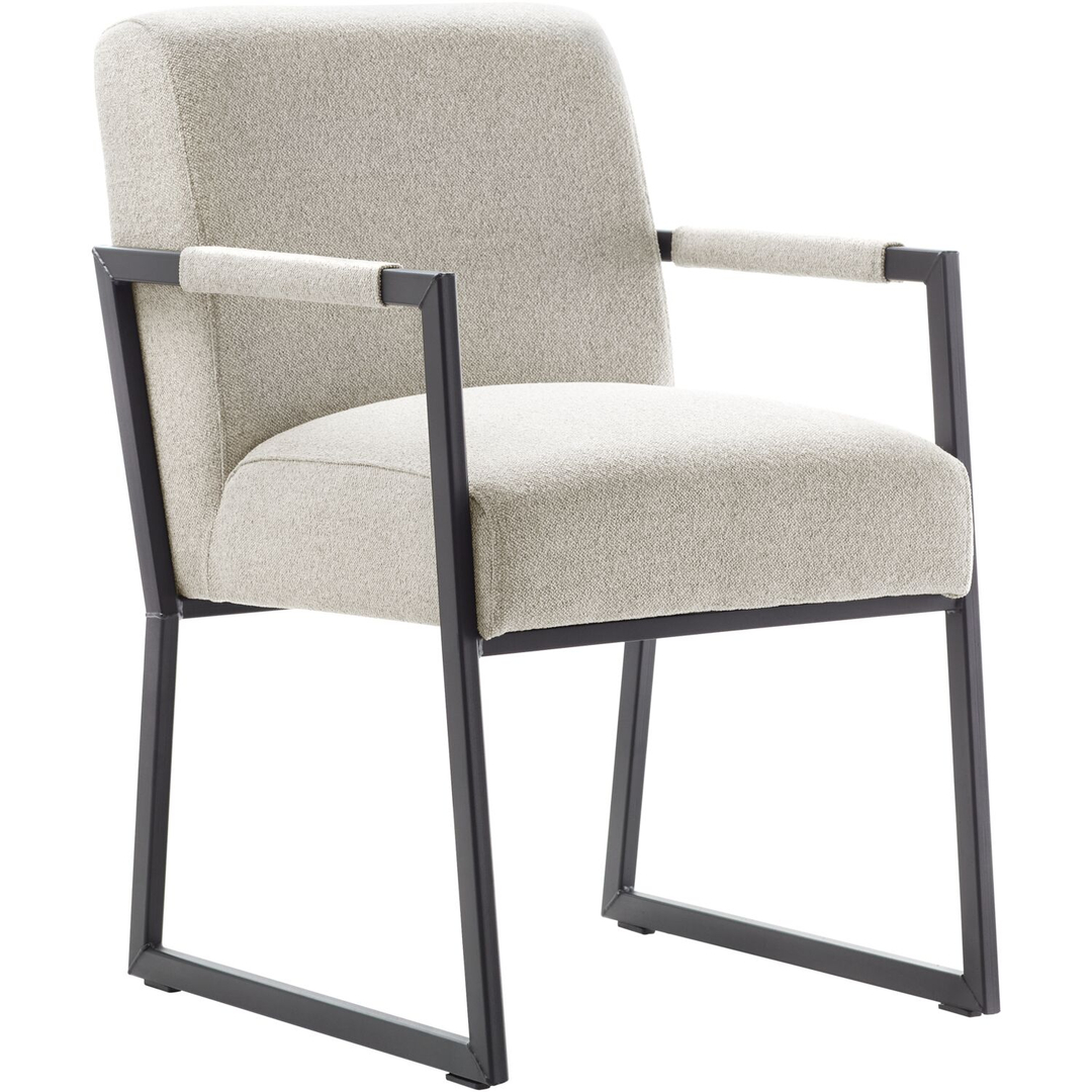 Eetkamerstoel met armleuning Thurso beige