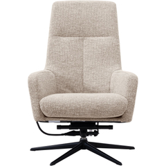 Draaifauteuil Estada met kantelfunctie beige