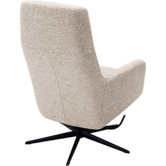 Draaifauteuil Estada met kantelfunctie beige