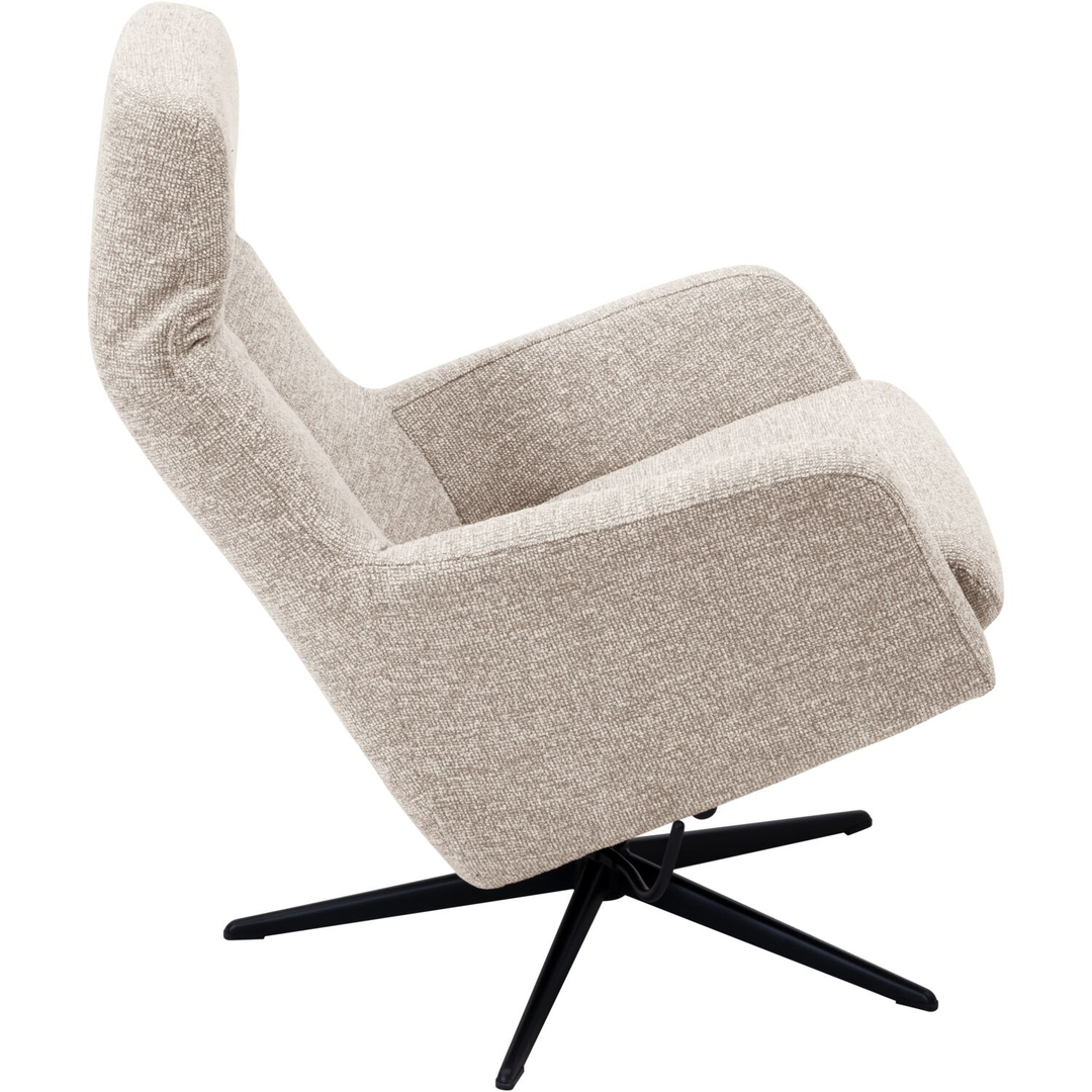 Draaifauteuil Estada met kantelfunctie beige
