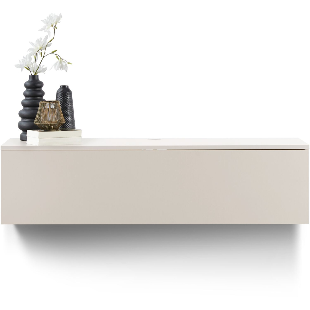 Tv-meubel Simeto 140 cm grijs