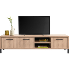 Tv-meubel Selinia 197 cm bruin