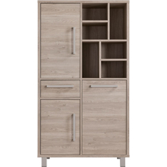 Opbergkast Gradoly 200x110x45 cm grijs
