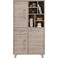 Opbergkast Gradoly 200x110x45 cm grijs