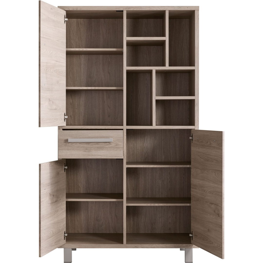 Opbergkast Gradoly 200x110x45 cm grijs