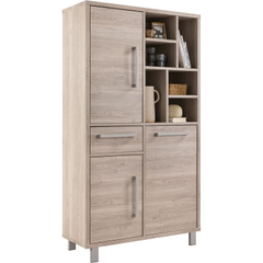 Opbergkast Gradoly 200x110x45 cm grijs