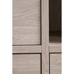Opbergkast Gradoly 200x110x45 cm grijs