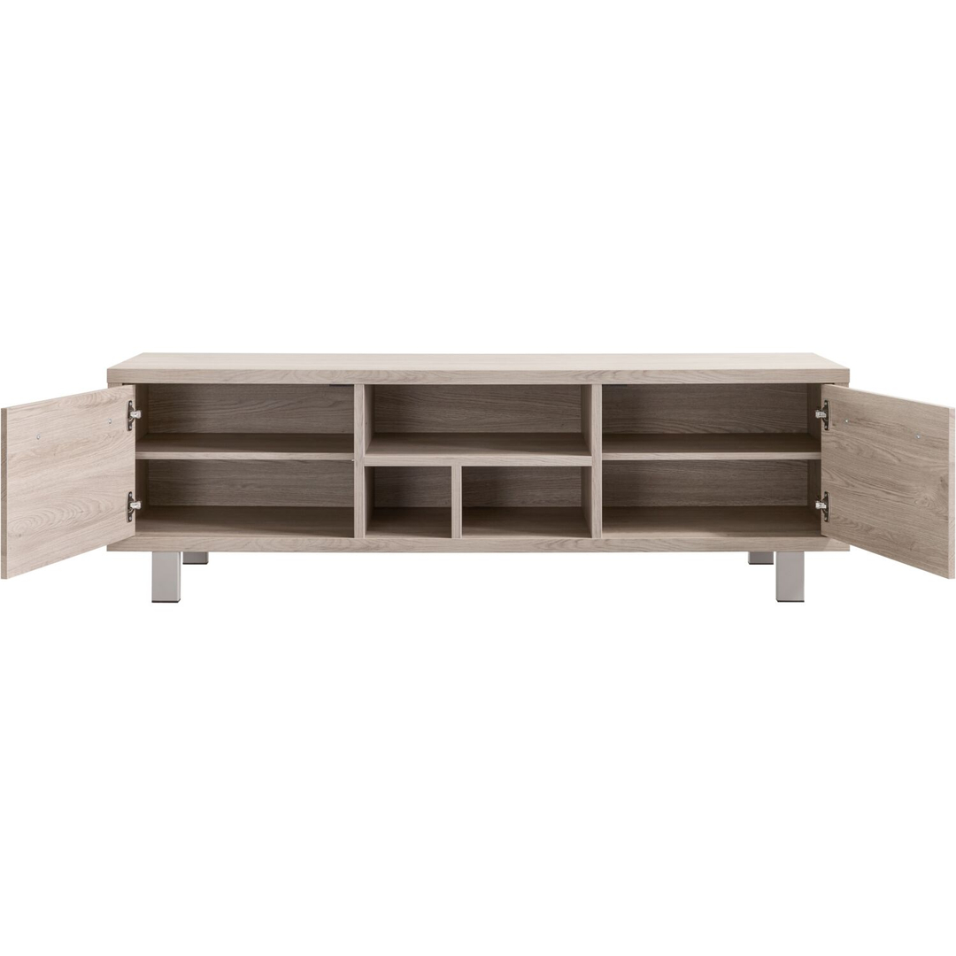 Tv-meubel Gradoly 165 cm grijs