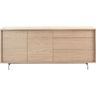 Dressoir Famosa 76x180x45 cm bruin