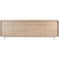 Dressoir Famosa 76x228x45 cm bruin