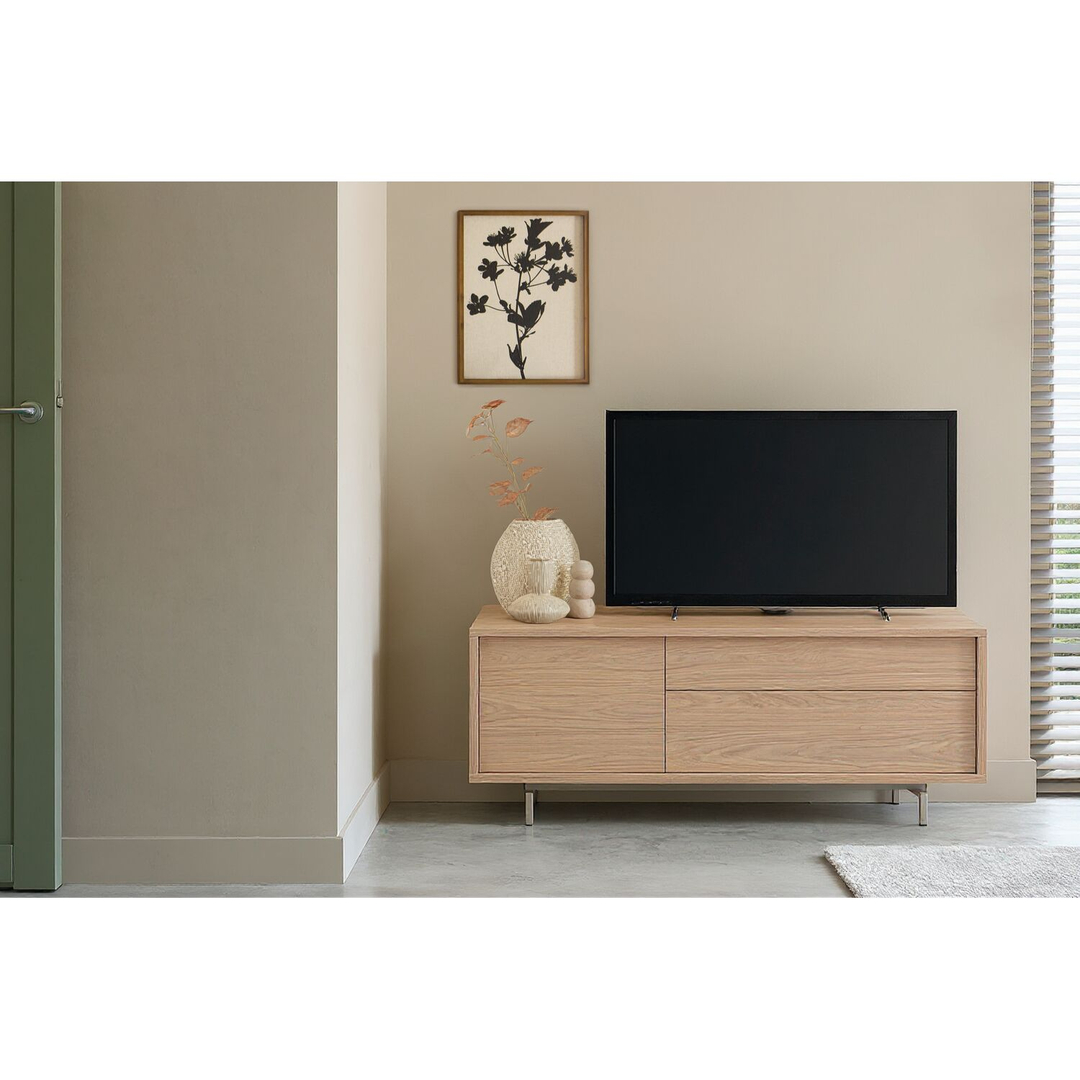 TV-meubel Famosa 132 cm bruin