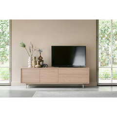 TV-meubel Famosa 180 cm bruin
