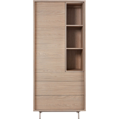 Opbergkast Famosa bruin 187x83x45 cm