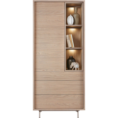 Opbergkast Famosa bruin 187x83x45 cm