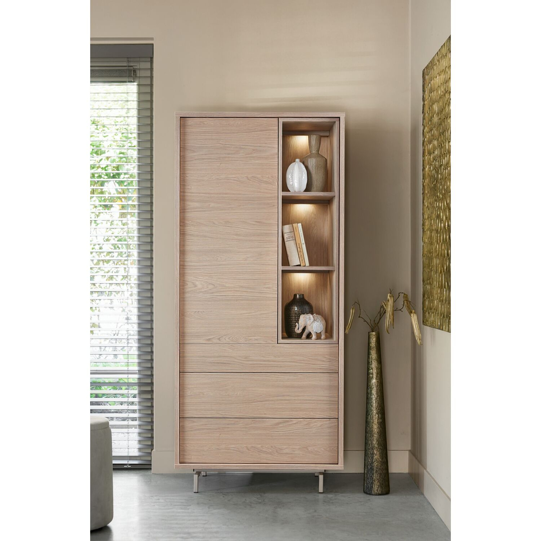 Opbergkast Famosa bruin 187x83x45 cm