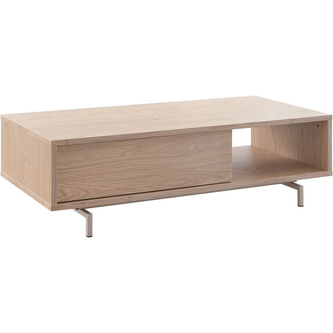 Salontafel Famosa 67x131 cm rechthoekig bruin