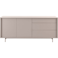 Dressoir Famosa 76x180x45 cm grijs