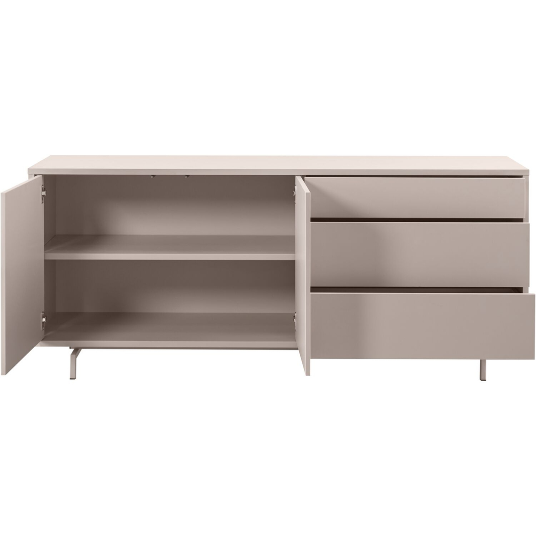 Dressoir Famosa 76x180x45 cm grijs