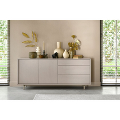 Dressoir Famosa 76x180x45 cm grijs