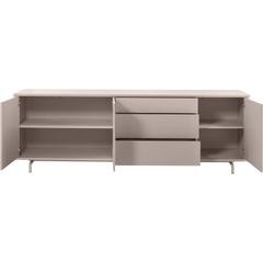 Dressoir Famosa 76x228x45 cm grijs