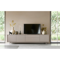 TV-meubel Famosa 228 cm grijs