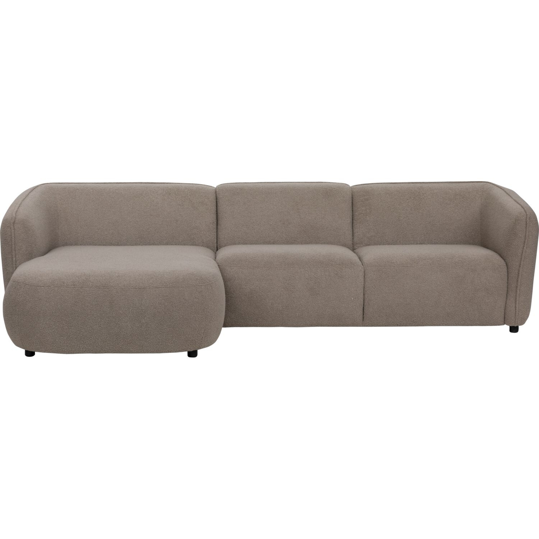 Hoekbank links Lavanga taupe basic comfort