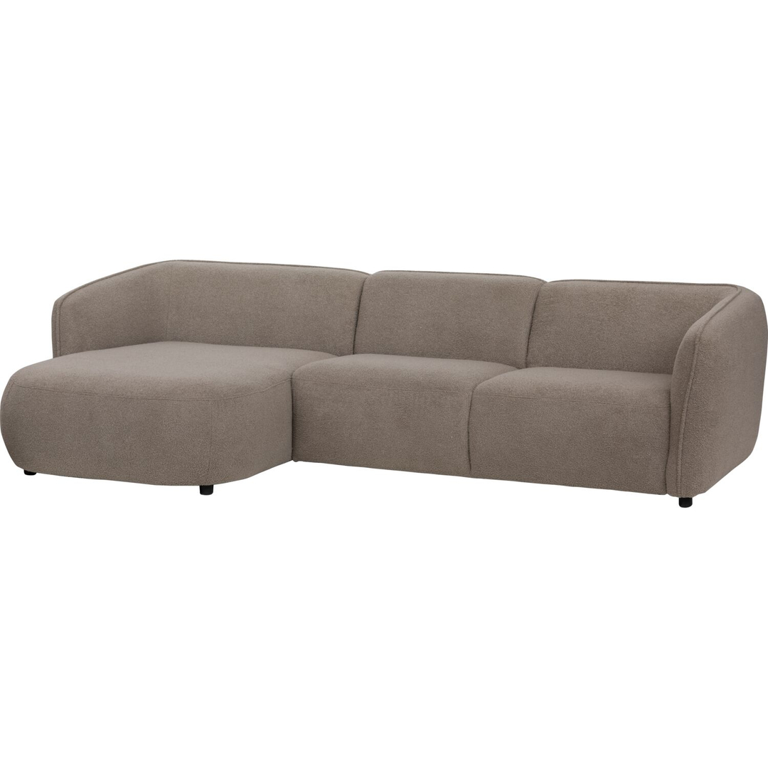 Hoekbank links Lavanga taupe basic comfort