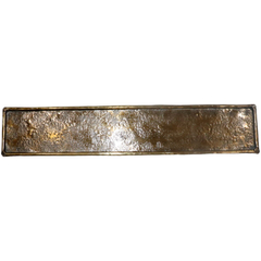 Decoratieschaal Trebbia 7,5x38 cm rechthoekig brons