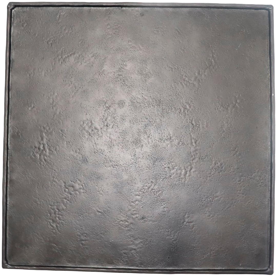 Decoratieschaal Trebbia 40 cm vierkant zwart