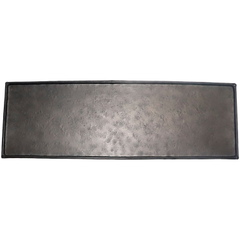 Decoratieschaal Trebbia 20x80 cm rechthoekig zwart