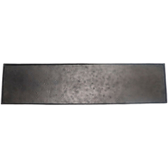Decoratieschaal Trebbia 15x60 cm rechthoekig zwart