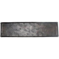 Decoratieschaal Trebbia 7,5x28 cm rechthoekig zwart