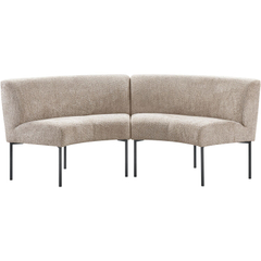 Eetkamerbank Cenare 230 cm taupe