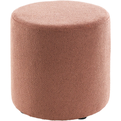 Poef Roby 45 cm bruin rond