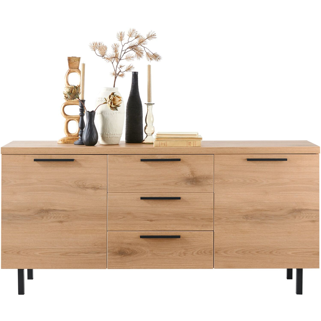 Dressoir Paranno 77x165x42 cm bruin