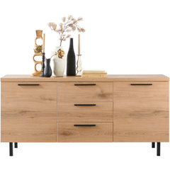 Dressoir Paranno 77x165x42 cm bruin