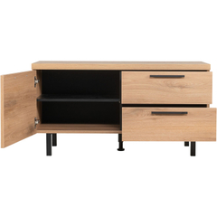 Tv-meubel Paranno 110 cm bruin