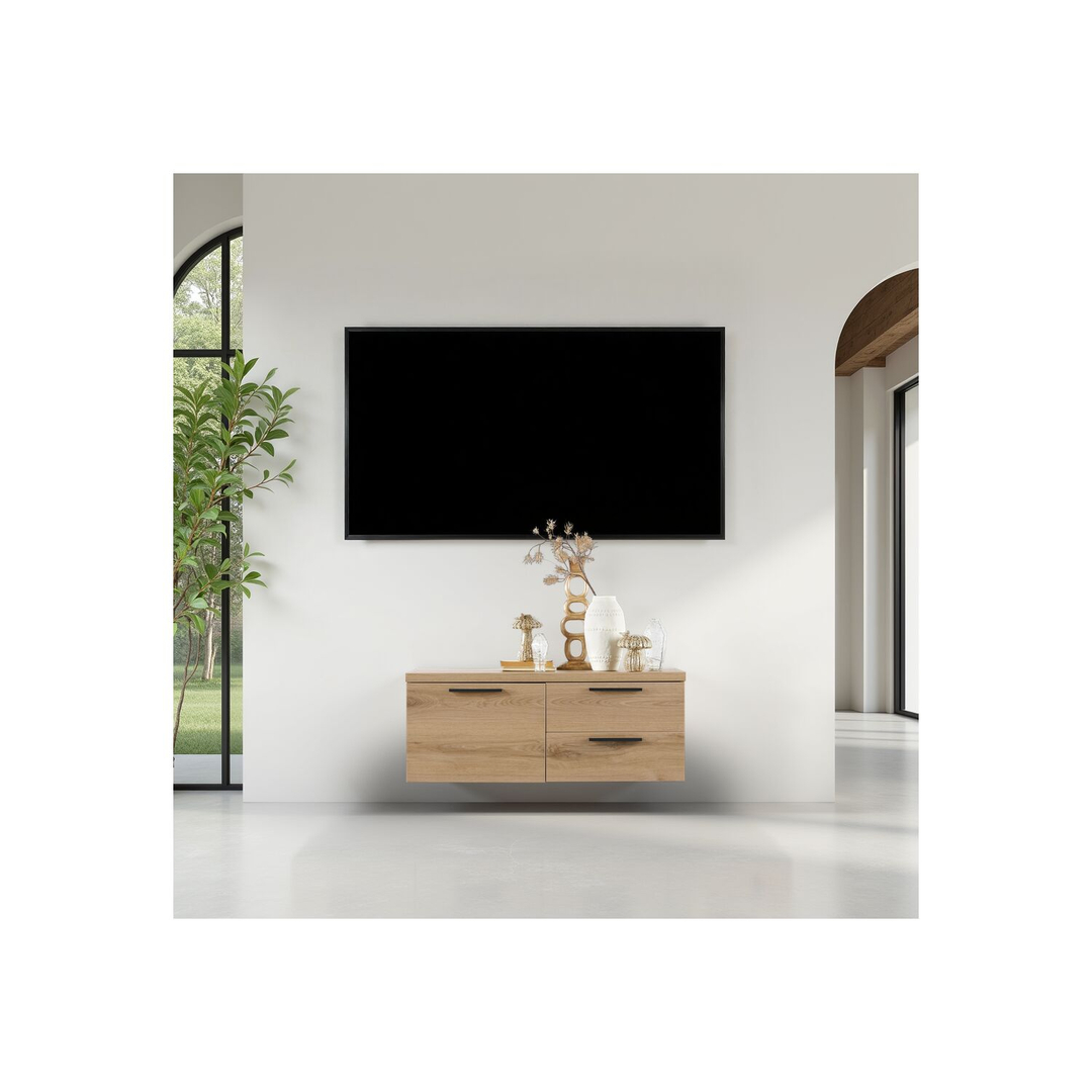 Tv-meubel Paranno 110 cm bruin