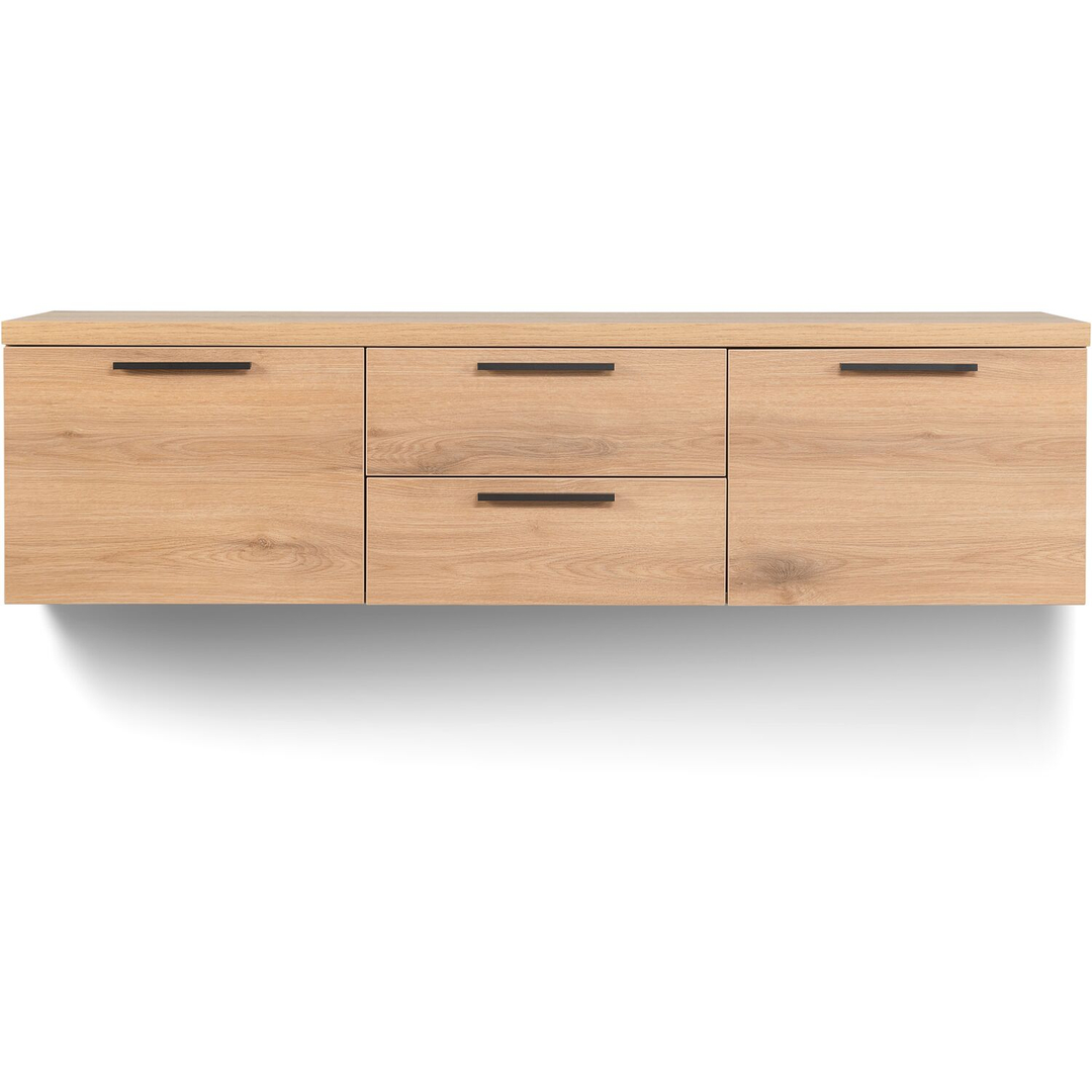 Tv-meubel Paranno 165 cm bruin