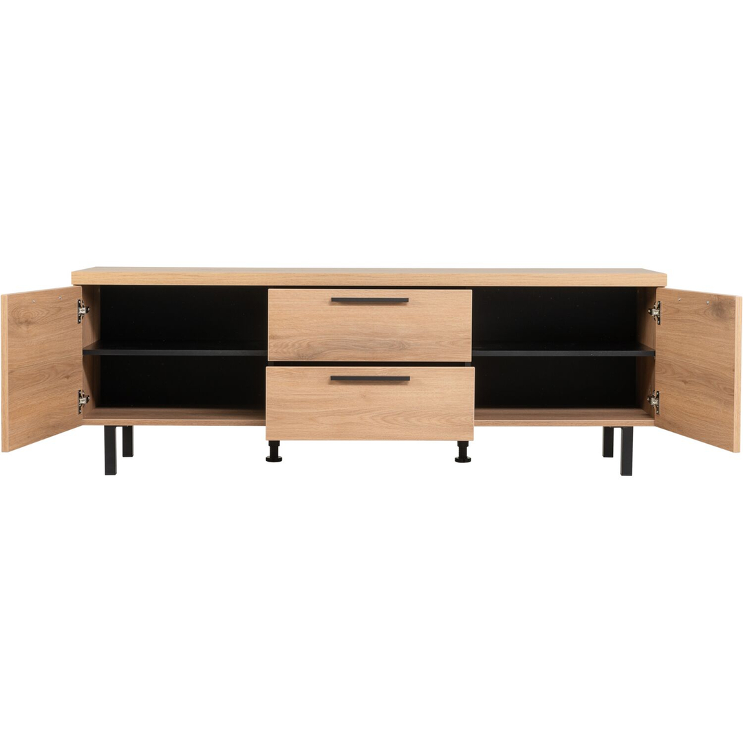 Tv-meubel Paranno 165 cm bruin