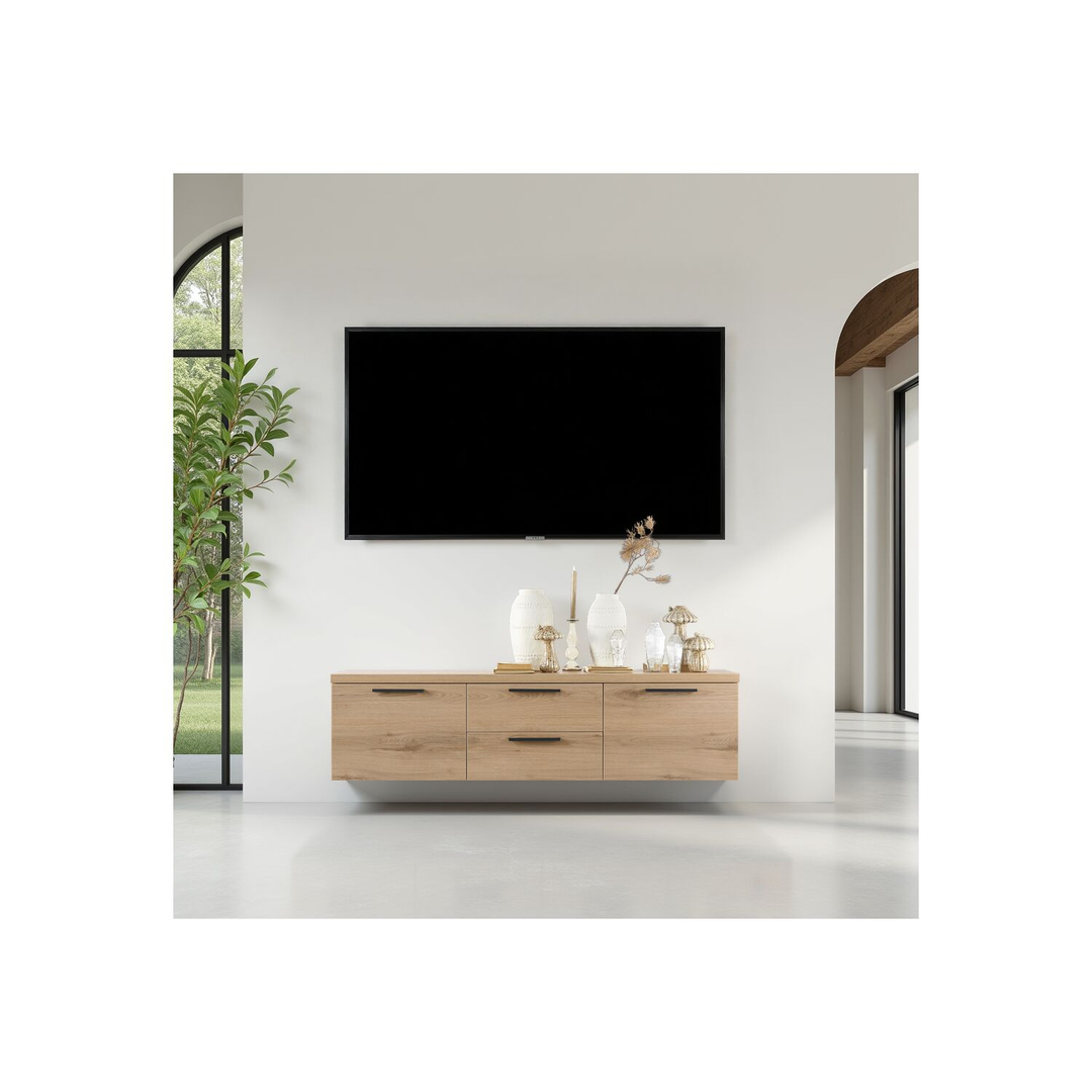 Tv-meubel Paranno 165 cm bruin