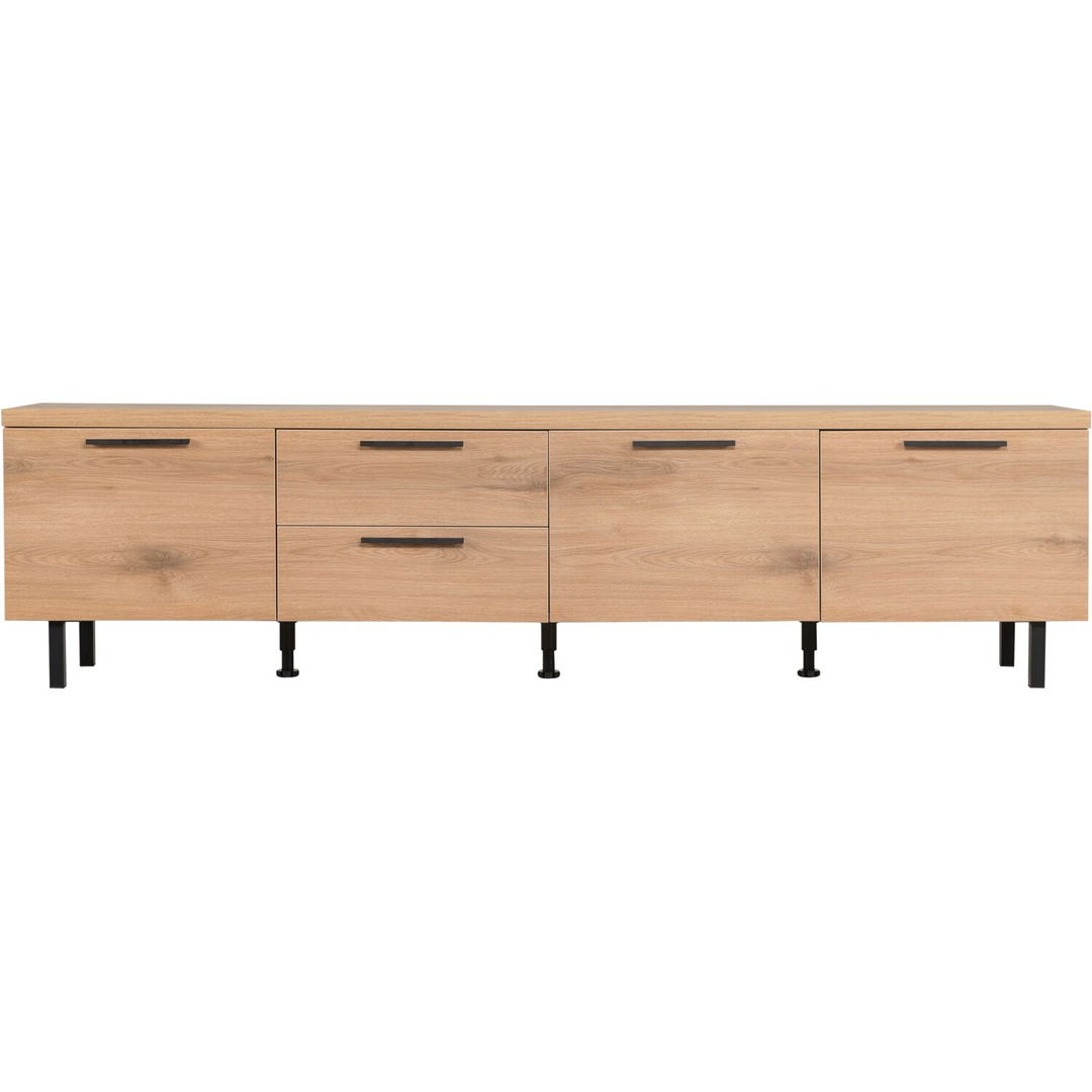 Tv-meubel Paranno 220 cm bruin