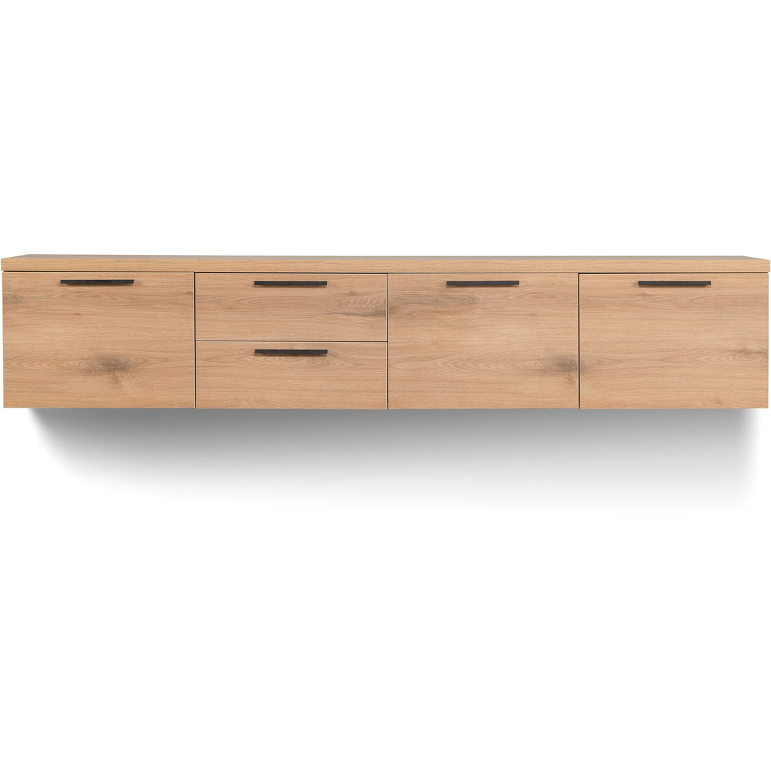 Tv-meubel Paranno 220 cm bruin